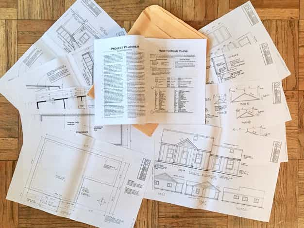 28x42 Granfather Cottage Plans Kit from CountryPlans.com includes